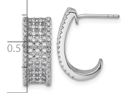 Sterling Silver Earrings Style QE18089 - Classique Jewelry Inc.