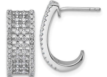 Sterling Silver Earrings Style QE18089 - Classique Jewelry Inc.