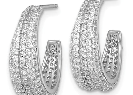 Sterling Silver Earrings Style QE18091 - Classique Jewelry Inc.
