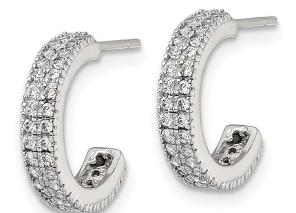 Sterling Silver Earrings Style QE18092 - Classique Jewelry Inc.