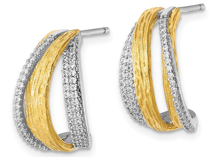 Sterling Silver Earrings Style QE18096 - Classique Jewelry Inc.