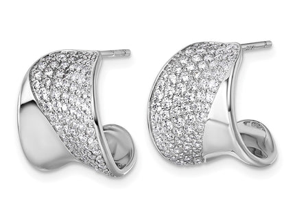 Sterling Silver Earrings Style QE18099 - Classique Jewelry Inc.