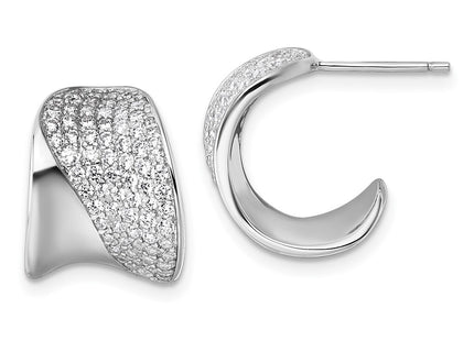 Sterling Silver Earrings Style QE18099 - Classique Jewelry Inc.
