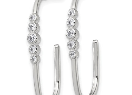 Sterling Silver Earrings Style QE18102 - Classique Jewelry Inc.
