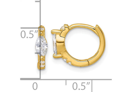 Sterling Silver Earrings Style QE18113GP - Classique Jewelry Inc.