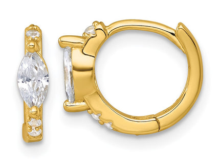 Sterling Silver Earrings Style QE18113GP - Classique Jewelry Inc.