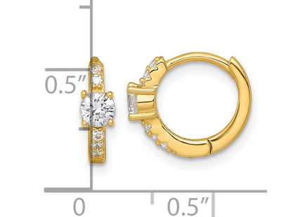 Sterling Silver Earrings Style QE18115GP - Classique Jewelry Inc.