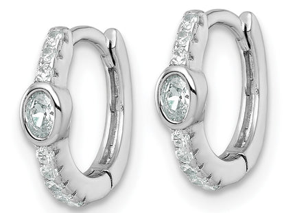 Sterling Silver Earrings Style QE18117 - Classique Jewelry Inc.