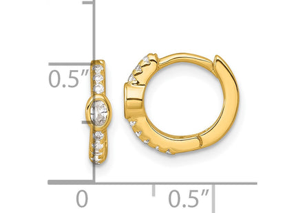 Sterling Silver Earrings Style QE18117GP - Classique Jewelry Inc.