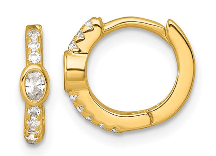 Sterling Silver Earrings Style QE18117GP - Classique Jewelry Inc.