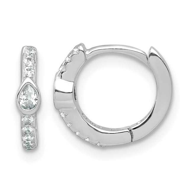 Sterling Silver Earrings Style QE18118 - Classique Jewelry Inc.