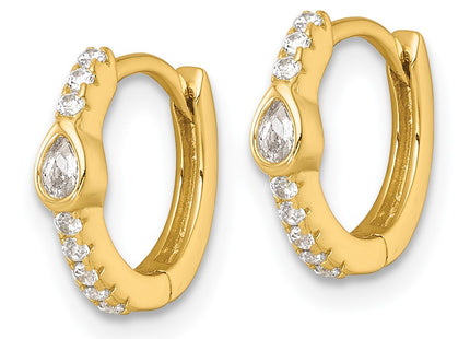 Sterling Silver Earrings Style QE18118GP - Classique Jewelry Inc.