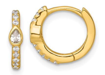 Sterling Silver Earrings Style QE18118GP - Classique Jewelry Inc.