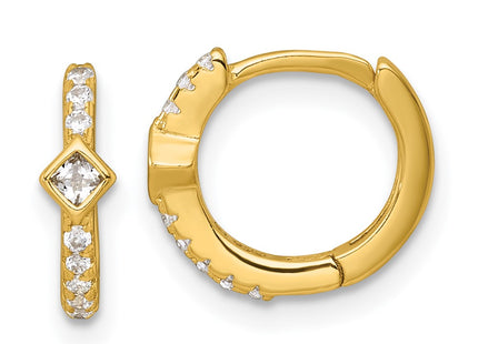 Sterling Silver Earrings Style QE18119GP - Classique Jewelry Inc.