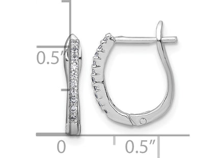 Sterling Silver Earrings Style QE18121 - Classique Jewelry Inc.