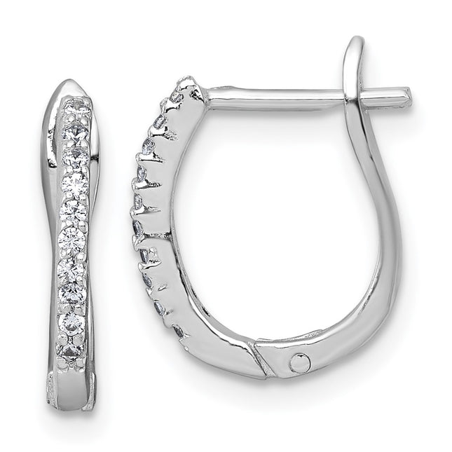 Sterling Silver Earrings Style QE18121 - Classique Jewelry Inc.