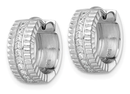 Sterling Silver Earrings Style QE18125 - Classique Jewelry Inc.