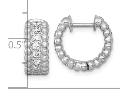 Sterling Silver Earrings Style QE18126 - Classique Jewelry Inc.