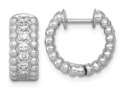 Sterling Silver Earrings Style QE18126 - Classique Jewelry Inc.