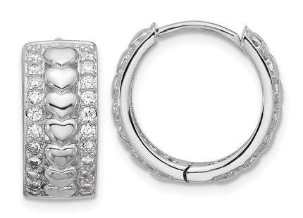 Sterling Silver Earrings Style QE18127 - Classique Jewelry Inc.