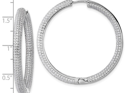 Sterling Silver Earrings Style QE18129 - Classique Jewelry Inc.