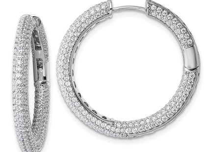 Sterling Silver Earrings Style QE18130 - Classique Jewelry Inc.