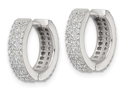 Sterling Silver Earrings Style QE18137 - Classique Jewelry Inc.