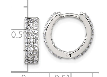 Sterling Silver Earrings Style QE18137 - Classique Jewelry Inc.