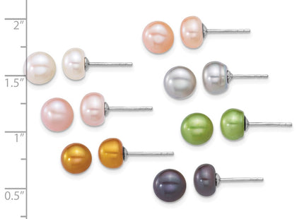 Sterling Silver Earrings Style QE18140SET - Classique Jewelry Inc.