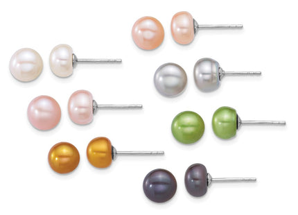 Sterling Silver Earrings Style QE18140SET - Classique Jewelry Inc.