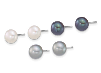 Sterling Silver Earrings Style QE18143SET - Classique Jewelry Inc.