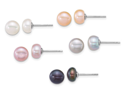 Sterling Silver Earrings Style QE18144SET - Classique Jewelry Inc.