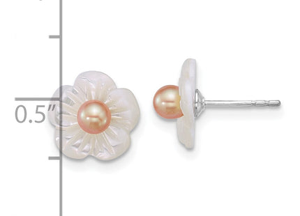 Sterling Silver Earrings Style QE18146 - Classique Jewelry Inc.