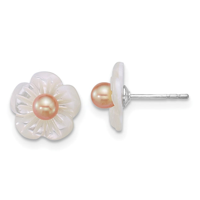 Sterling Silver Earrings Style QE18146 - Classique Jewelry Inc.