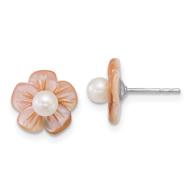 Sterling Silver Earrings Style QE18147 - Classique Jewelry Inc.