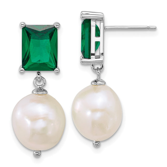 Sterling Silver Earrings Style QE18153 - Classique Jewelry Inc.