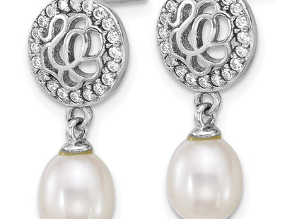 Sterling Silver Earrings Style QE18154 - Classique Jewelry Inc.