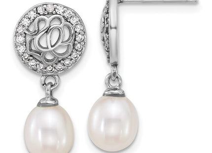 Sterling Silver Earrings Style QE18154 - Classique Jewelry Inc.