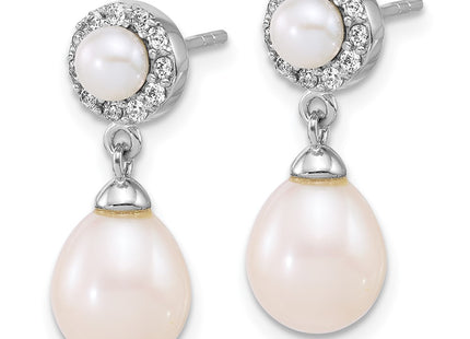Sterling Silver Earrings Style QE18155 - Classique Jewelry Inc.