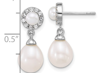 Sterling Silver Earrings Style QE18155 - Classique Jewelry Inc.