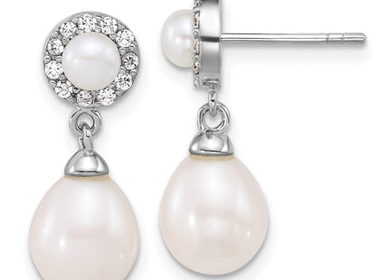 Sterling Silver Earrings Style QE18155 - Classique Jewelry Inc.