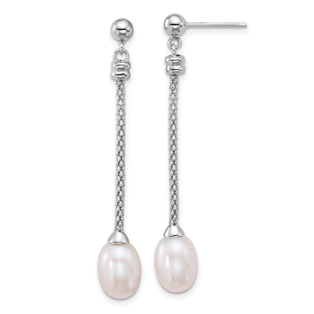 Sterling Silver Earrings Style QE18158 - Classique Jewelry Inc.