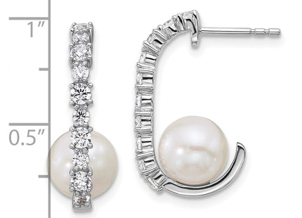 Sterling Silver Earrings Style QE18160 - Classique Jewelry Inc.