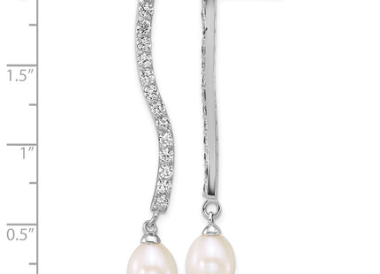 Sterling Silver Earrings Style QE18162 - Classique Jewelry Inc.