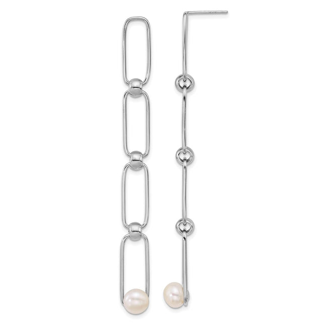 Sterling Silver Earrings Style QE18163 - Classique Jewelry Inc.