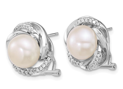 Sterling Silver Earrings Style QE18165 - Classique Jewelry Inc.