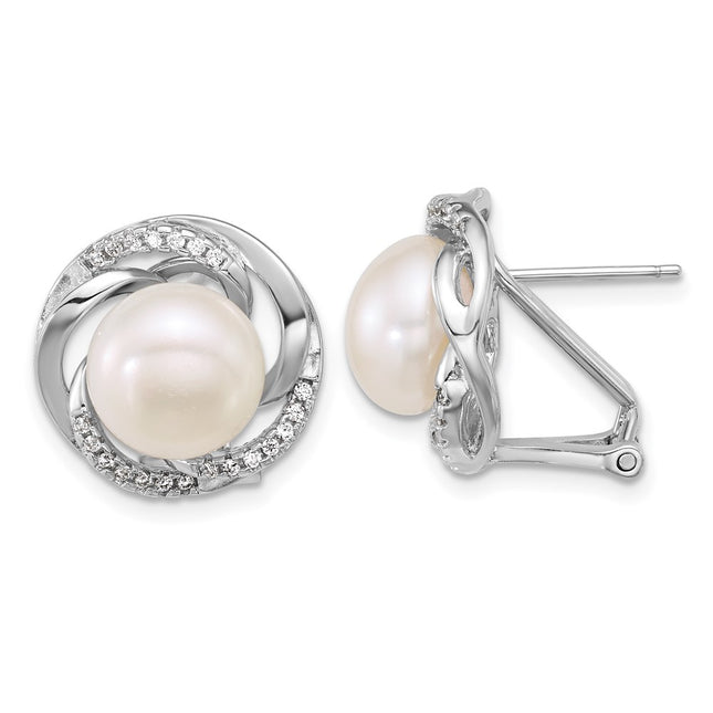 Sterling Silver Earrings Style QE18165 - Classique Jewelry Inc.
