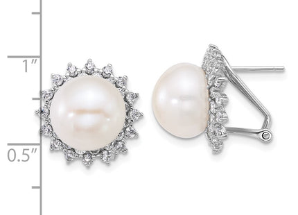 Sterling Silver Earrings Style QE18166 - Classique Jewelry Inc.