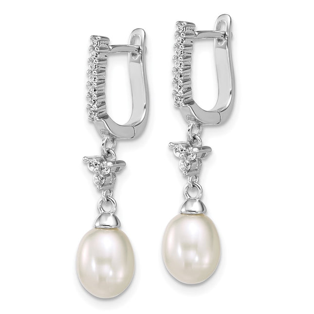 Sterling Silver Earrings Style QE18172 - Classique Jewelry Inc.