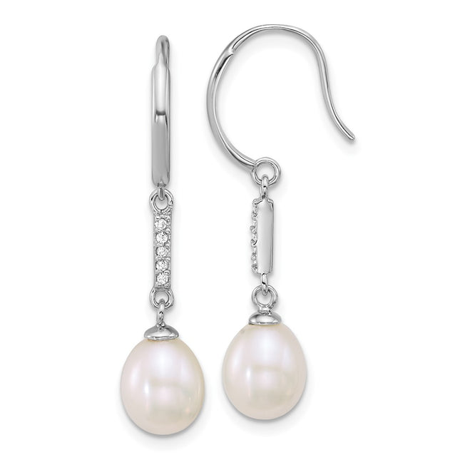 Sterling Silver Earrings Style QE18182 - Classique Jewelry Inc.